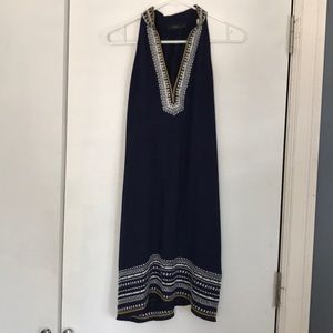 THML blue halter dress with beautiful stitchings‼️